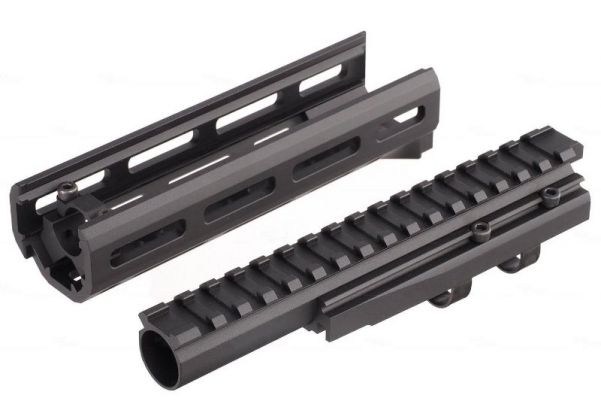 Hephaestus Tokyo Marui AK Handguard Set (6.5 inch M-Lok) w/Railed