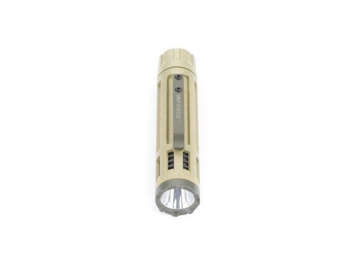 INFORCE-9VX-White-LED-Tactical-Flashligh-Desert-Sand | Bunny Workshop
