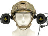 EARMOR M32X MOD4 Tactical Headset with Advanced Electronic Noise Reduction and Amplifying Pickup for RAC Rails (Coyote Brown)