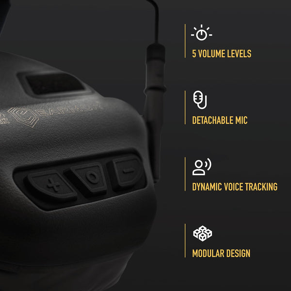EARMOR - M32 PLUS Tactical Headset Tan (New 2024 Version)