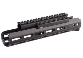 Hephaestus Tokyo Marui AK Handguard Set (10.5 inch M-Lok) w/Railed Gas Tube (Type III Hard-coat Anodized)