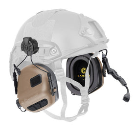 EARMOR - M32H PLUS Tactical Headset ARC Mount Tan (New 2024 Version)
