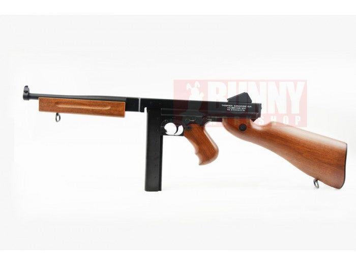 CYBER-TOMPM1A1-King-Arms-Thompson-M1A1-AEG-Cybergun-Licensed