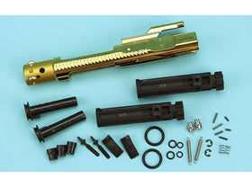 G&P WA M4 GBB Negative Pressure Roller Bolt Carrier (Gold Chromic Coating, Set A)