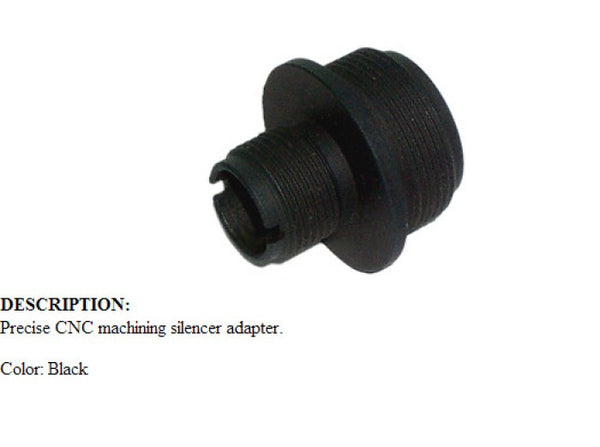 King Arms Silencer Adaptor for APS II (14mm CCW)