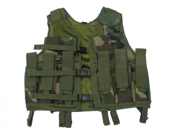 King Arms Tactical Vest (Woodland Camouflage)
