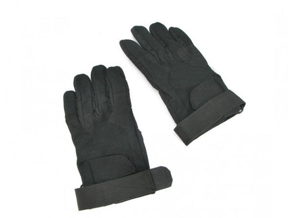King Arms Full Finger SOS Gloves (Black, Large)