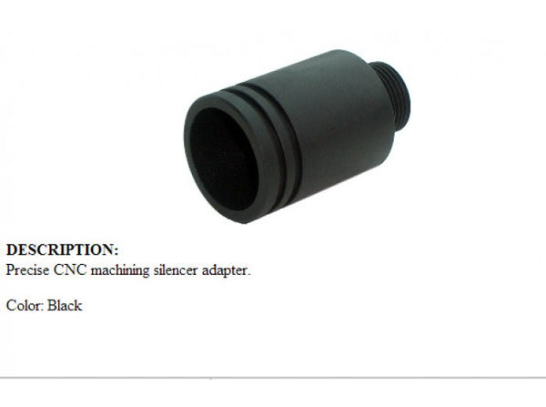King Arms G36C Silencer Adaptor (14mm, CCW)