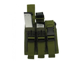 King Arms Triple Pistol Magazine Pouch (OD)