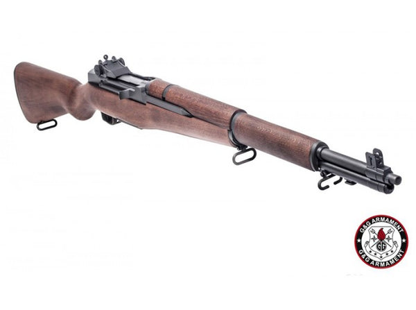 G&G M1 Garand Full Size Airsoft AEG Rifle with Real Wood Stock