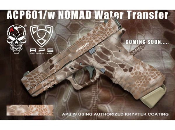 APS - ACP Full Metal CO2 Powered Airsoft GBB Gas Blowback Pistol (Nomad)