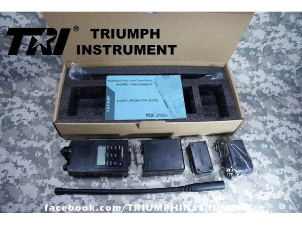 TRI PRC148 (UV) MBITR Radio Military Pin (IPX-7) (BK) (TRI 148)