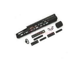 A.P.S. 13 inch CNC Guardian Rail Handguard Set (Black)