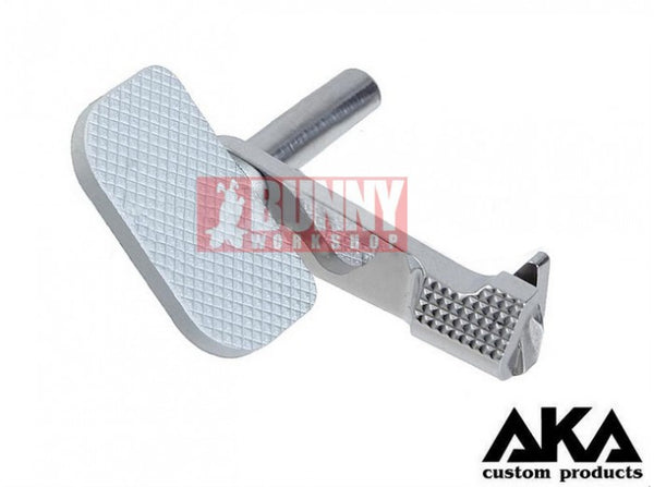 AKA Aluminum Slide Stop With Thumbrest for Marui Hi-Capa 5.1/4.3 (Silver)