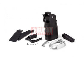 AKA Aluminum Custom Grip with Magwell & Catch for Marui Hi-Capa (Black)