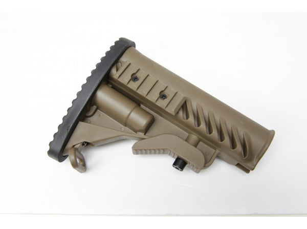 APS. GLR-16 Style Collapsible Shark Stock for M4/M16 AEG (Dark Earth)