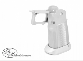 Airsoft Masterpiece Aluminum Grip for Hi-CAPA Type 4 (Silver)