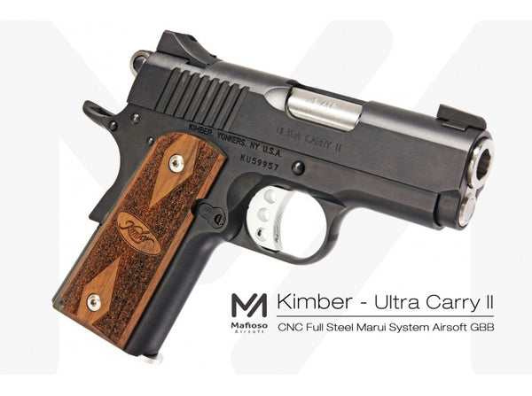 Mafioso Airsoft CNC Steel Kimber Ultra Carry II GBB Pistol (Black)