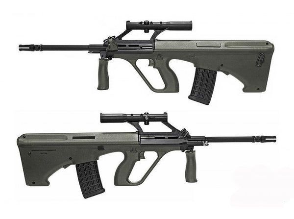 GHK - AUG A2 Gas Blow Back Rifle (OD Green)