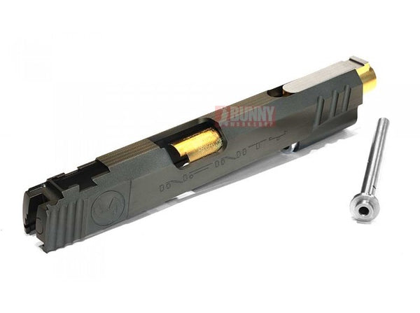 Airsoft Masterpiece Infinity Top Shot Standard Slide with Sight Tracker - Titanium