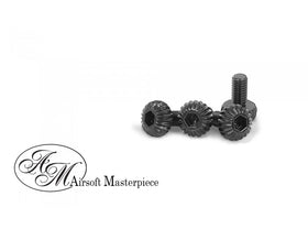Airsoft Masterpiece Grip Steel Screw for 1911 - Black