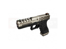 Armorer Works BSB HEX CUT VX0100 GBB Pistol (SV/BK)