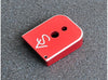 AKA Magazine Base Pad for Marui Hi-Capa 5.1 GBB Pistol (Red)