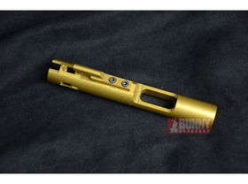 Angry Gun - CNC Steel Bolt Carrier For WE M4 GBB Open Bolt (Titanium Coating / Gold)