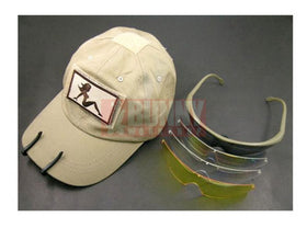 ACTION Sport Glasses Set w/ Headlamp & Cap (TAN)