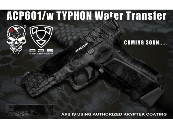 APS - ACP Full Metal CO2 Powered Airsoft GBB Gas Blowback Pistol (Typhon)