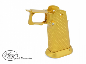 Airsoft Masterpiece Aluminum Grip for Hi-CAPA Type 1 (Gold)
