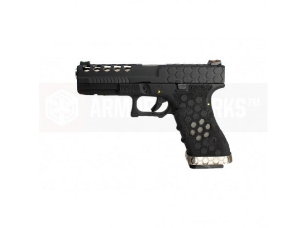 Armorer Works BSB HEX CUT VX0101 GBB Pistol (BK/BK)