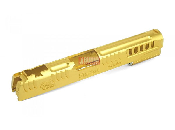 Airsoft Masterpiece LimCat WildCat .40 Caliber 2015 Standard Slide for Hi-CAPA - Gold
