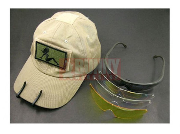 ACTION Sport Glasses Set w/ Headlamp & Cap (OD)