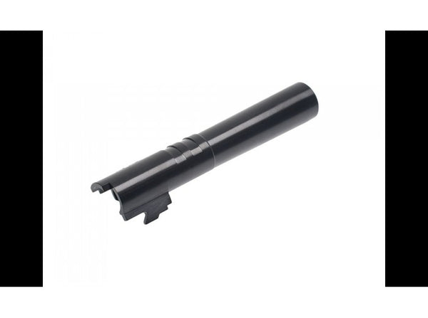COWCOW Tech 4.3 Threaded Outer Barrel For Tokyo Marui Hicapa 4.3 Series GBB (.45 marking / Black)