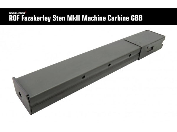 Northeast Airsoft - ROF Fazakerley Sten MK2 Machine Carbine Gas Blow Back