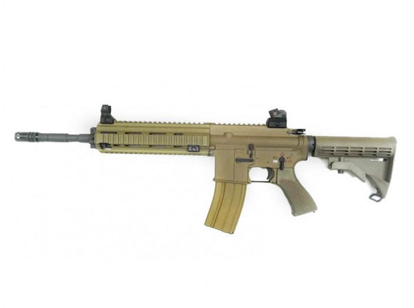 WE - 416 Gas Blow Back Open Chamber Rifle (Tan)