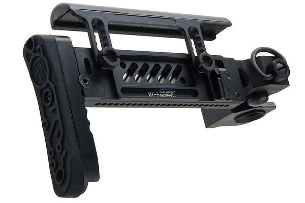 5ku - Tokyo Marui AKM GBBR Airsoft PT-5 Side Folding Stock (Black)