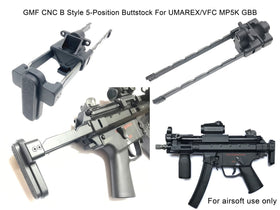 Bow Master x GMF 5 Position Buttstock for UMAREX / VFC MP5K GBB Series (Pre-Order)
