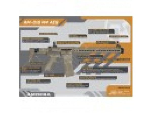 ARES Amoeba 13.5inch OCTARMS M4 016 AEG Airsoft Rifle ( DE )