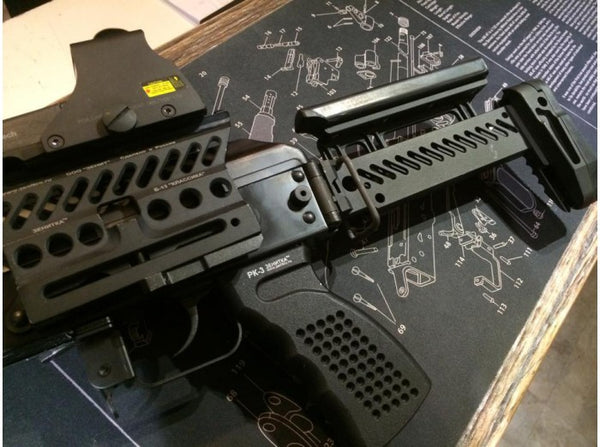 Asura Dynamics - PT-1 Folding Tactical Stock for AEG/GBB