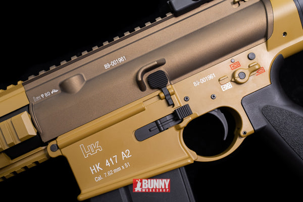 BUNNYCUSTOM Heckler & Koch HK417(RAL8000) Gas BlowBack Rilfe