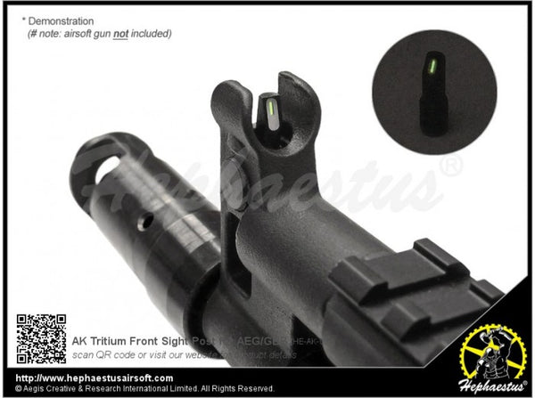Hephaestus - AK Tritium Front Sight Post for AEG/GBB