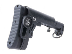 Daruma Custom - Zenitco style PT-3 Tactical Folding Stock for GHK GBB / LCT AEG AK series (Black)