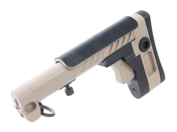 Daruma Custom - Zenitco style PT-3 Tactical Folding Stock for GHK GBB / LCT AEG AK series (Tan)