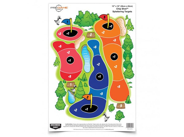 BIRCHWOOD CASEY - PREGAME 12x18 Chip Shot Splattering Target (8pcs)