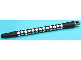 G&P Aluminum Triangle Pattern Taper AEG Outer Barrel (13 Inch, Black)
