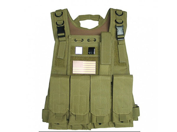 King Arms MPS SAPI Vest Full Set (Olive Drab)