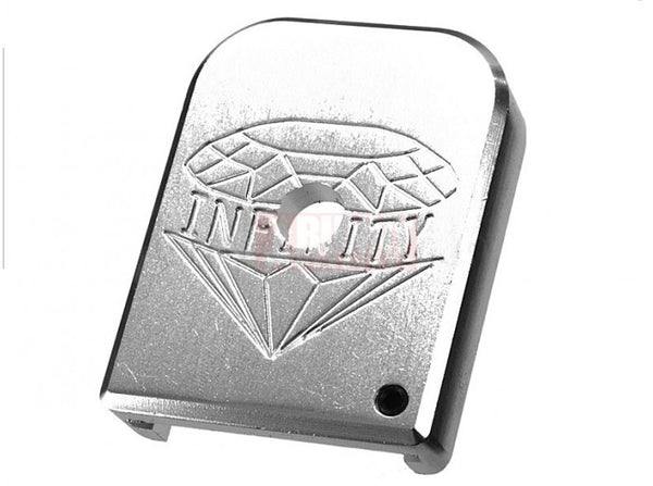 Bunny Custom - 2011 Infinity Magazine Base for Marui Hi-Capa (Silver)