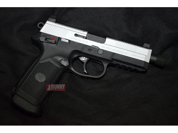 Bunny Custom - Stainless FNX45 Tactical Gas Blowback Pistol